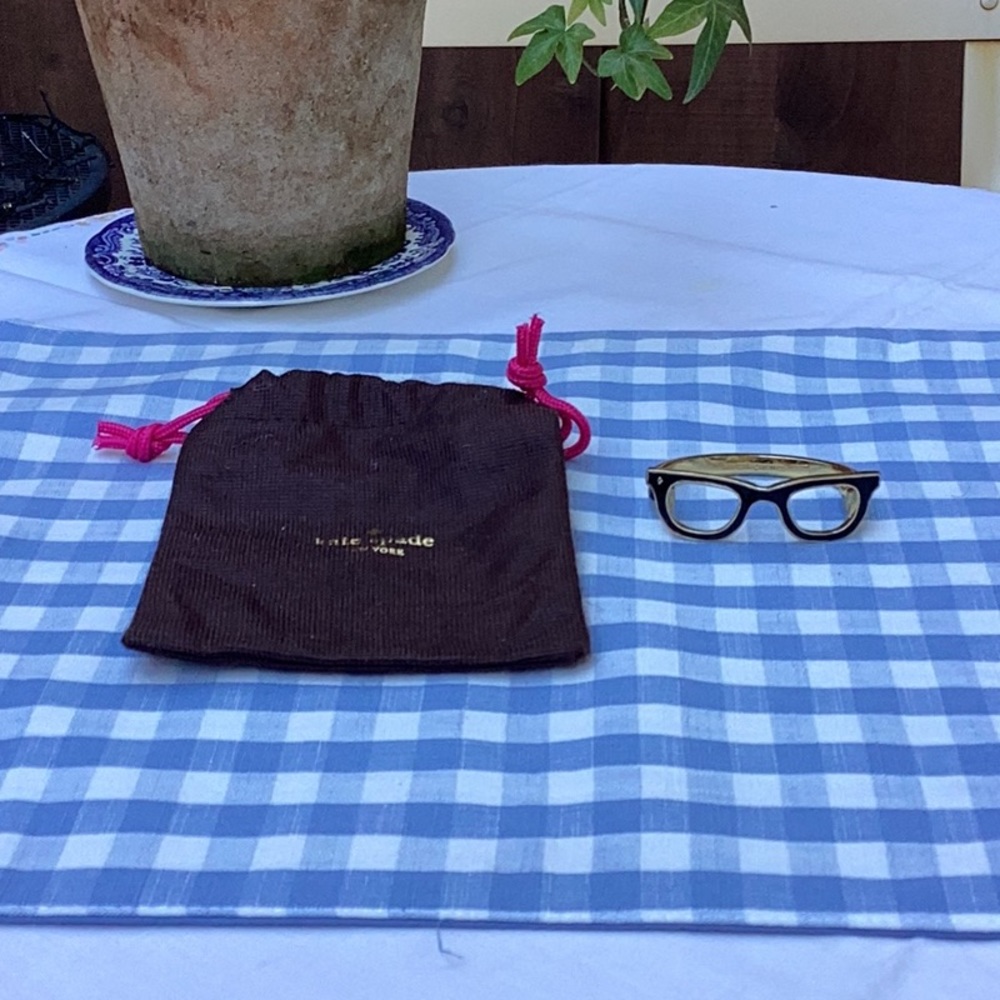 Kate Spade Goreski Glasses Bracelet with storage pouch